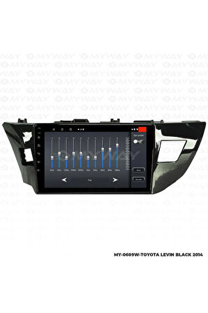 TOYOTA LEVİN BLACK ANDROİD 12 MULTİMEDYA CARPLAY 2GB RAM+32GB HDD NAVİGASYON EKRAN