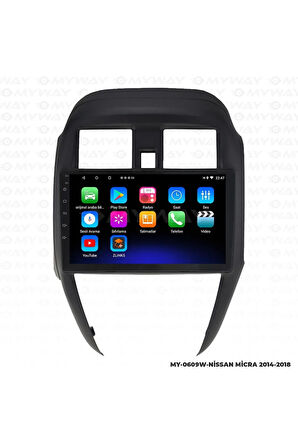 NİSSAN MİCRA ANDROİD 12 MULTİMEDYA CARPLAY 2GB RAM+32GB HDD NAVİGASYON EKRAN