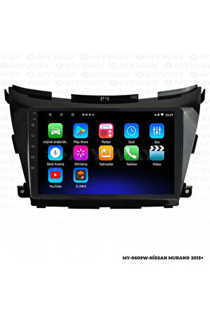 NİSSAN MURANO ANDROİD 12 MULTİMEDYA CARPLAY 2GB RAM+32GB HDD NAVİGASYON EKRAN