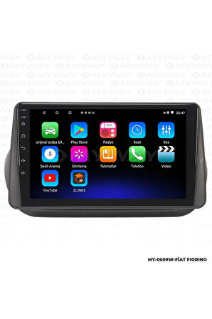 CİTROEN NEMO ANDROİD 12 MULTİMEDYA CARPLAY 2GB RAM+32GB HDD NAVİGASYON EKRAN