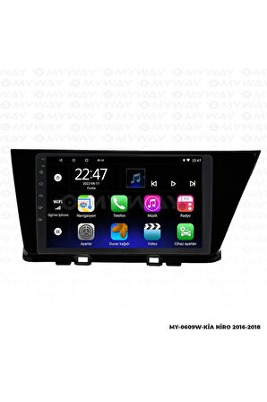 KİA NİRO ANDROİD 12 MULTİMEDYA CARPLAY 2GB RAM+32GB HDD NAVİGASYON EKRAN