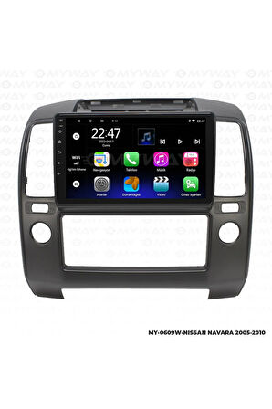 NİSSAN NAVARA ANDROİD 12 MULTİMEDYA CARPLAY 2GB RAM+32GB HDD 2005-2010 NAVİGASYON EKRAN