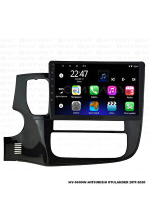 MİTSUBİSHİ OUTLANDER ANDROİD 12 MULTİMEDYA CARPLAY 2GB RAM+32GB HDD 2017-2020 NAVİGASYON EKRAN
