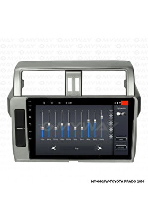 TOYOTA PRADO ANDROİD 12 MULTİMEDYA CARPLAY 2GB RAM+32GB HDD 2014 NAVİGASYON EKRAN