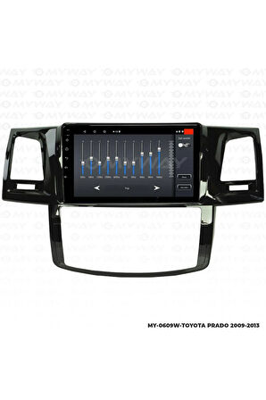 TOYOTA PRADO ANDROİD 12 MULTİMEDYA CARPLAY 2GB RAM+32GB HDD 2009-2013 NAVİGASYON EKRAN