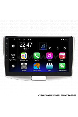VOLKSWAGEN PASSAT B7 ANDROİD 12 MULTİMEDYA CARPLAY 2GB RAM+32GB HDD NAVİGASYON EKRAN