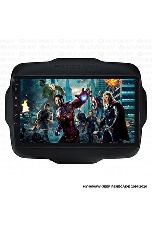 JEEP RENEGADE ANDROİD 12 MULTİMEDYA CARPLAY 2GB RAM+32GB HDD NAVİGASYON EKRAN