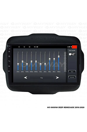 JEEP RENEGADE ANDROİD 12 MULTİMEDYA CARPLAY 2GB RAM+32GB HDD NAVİGASYON EKRAN