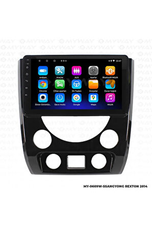 SSANGYONG REXTON ANDROİD 12 MULTİMEDYA CARPLAY 2GB RAM+32GB HDD 2014 NAVİGASYON EKRAN