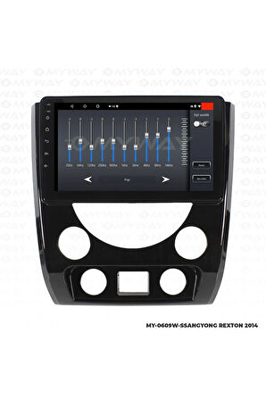 SSANGYONG REXTON ANDROİD 12 MULTİMEDYA CARPLAY 2GB RAM+32GB HDD 2014 NAVİGASYON EKRAN