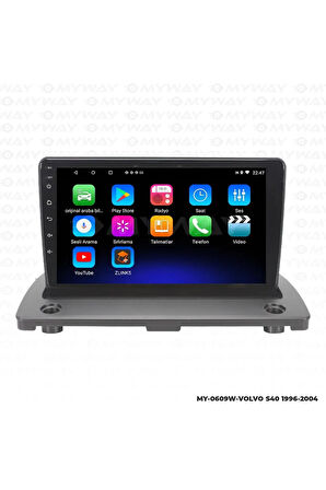 VOLVO S40 ANDROİD 12 MULTİMEDYA CARPLAY 2GB RAM+32GB HDD NAVİGASYON EKRAN