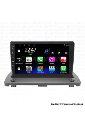 VOLVO S40 ANDROİD 12 MULTİMEDYA CARPLAY 2GB RAM+32GB HDD NAVİGASYON EKRAN