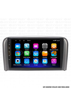 VOLVO S80 ANDROİD 12 MULTİMEDYA CARPLAY 2GB RAM+32GB HDD NAVİGASYON EKRAN