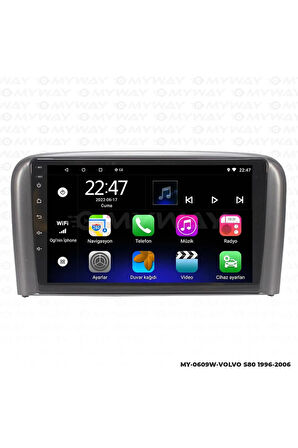 VOLVO S80 ANDROİD 12 MULTİMEDYA CARPLAY 2GB RAM+32GB HDD NAVİGASYON EKRAN