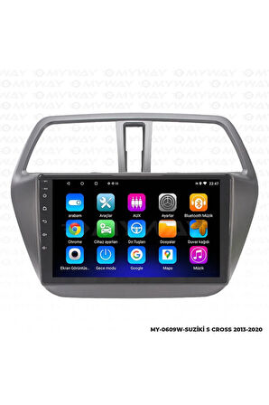 SUZUKİ S CROSS Uyumlu ANDROİD 12 MULTİMEDYA CARPLAY 2GB RAM+32GB HDD NAVİGASYON EKRAN