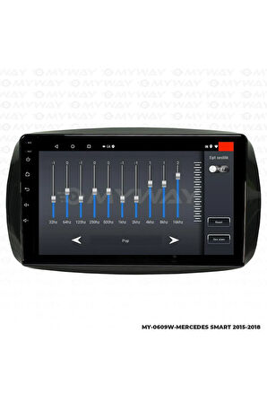 MERCEDES SMART ANDROİD 12 MULTİMEDYA CARPLAY 2GB RAM+32GB HDD 2015-2018 NAVİGASYON EKRAN