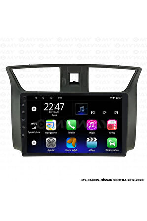NİSSAN SENTRA ANDROİD 12 MULTİMEDYA CARPLAY 2GB RAM+32GB HDD NAVİGASYON EKRAN