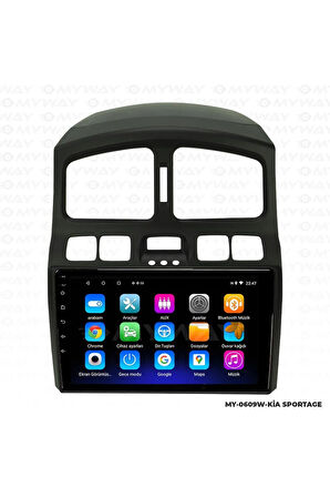 KİA SPORTAGE ANDROİD 12 MULTİMEDYA CARPLAY 2GB RAM+32GB HDD 2005 NAVİGASYON EKRAN