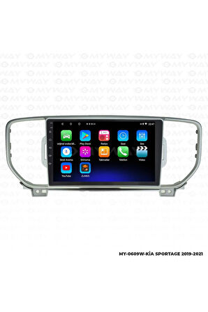 KİA SPORTAGE ANDROİD 12 MULTİMEDYA CARPLAY 2GB RAM+32GB HDD 2019-2021 NAVİGASYON EKRAN