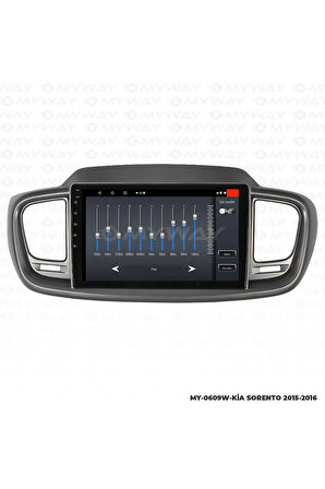 KİA SORENTO ANDROİD 12 MULTİMEDYA CARPLAY 2GB RAM+32GB HDD 2015-2016 NAVİGASYON EKRAN