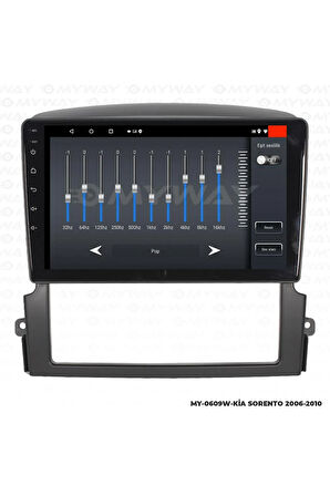 KİA SORENTO ANDROİD 12 MULTİMEDYA CARPLAY 2GB RAM+32GB HDD 2006-2010 NAVİGASYON EKRAN