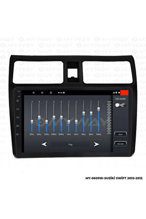SUZUKİ SWİFT ANDROİD 12 MULTİMEDYA CARPLAY 2GB RAM+32GB HDD 2010-2012 NAVİGASYON EKRAN