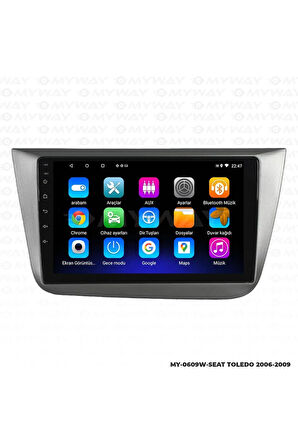 SEAT TOLEDO ANDROİD 12 MULTİMEDYA CARPLAY 2GB RAM+32GB HDD NAVİGASYON EKRAN