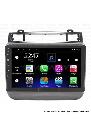 VOLKSWAGEN TOUAREG ANDROİD 12 MULTİMEDYA CARPLAY 2GB RAM+32GB HDD 2010-2015 NAVİGASYON EKRAN