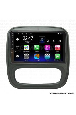RENAULT TRAFİC ANDROİD 12 MULTİMEDYA CARPLAY 2GB RAM+32GB HDD NAVİGASYON EKRAN