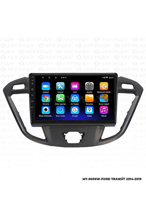 TRANSİT ANDROİD 12 MULTİMEDYA CARPLAY 2GB RAM+32GB HDD 2014-2019 NAVİGASYON EKRAN