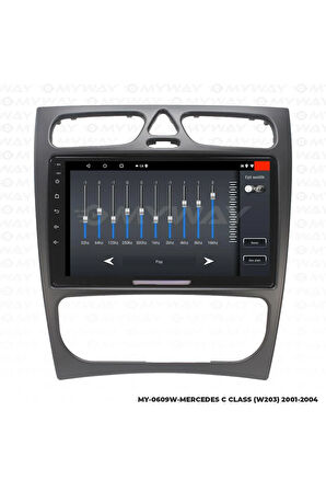 MERCEDES C CLASS W203 ANDROİD 12 MULTİMEDYA CARPLAY 2GB RAM+32GB HDD 2001-2004 NAVİGASYON EKRAN