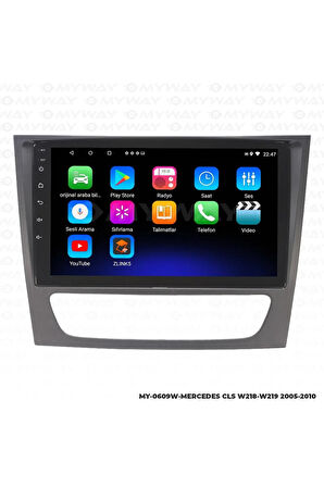 MERCEDES W218 ANDROİD 12 MULTİMEDYA CARPLAY 2GB RAM+32GB HDD NAVİGASYON EKRAN
