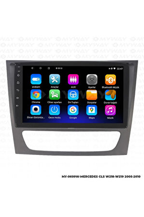 MERCEDES W218 ANDROİD 12 MULTİMEDYA CARPLAY 2GB RAM+32GB HDD NAVİGASYON EKRAN