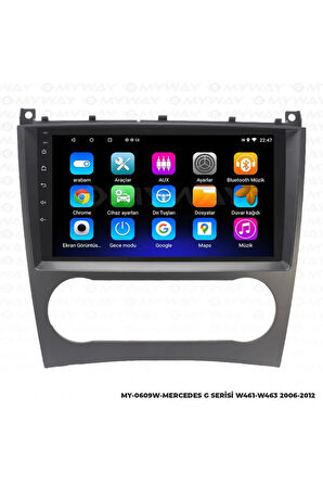 MERCEDES W461 ANDROİD 12 MULTİMEDYA CARPLAY 2GB RAM+32GB HDD NAVİGASYON EKRAN