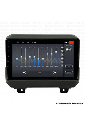 JEEP WRANGLER ANDROİD 12 MULTİMEDYA CARPLAY 2GB RAM+32GB HDD NAVİGASYON EKRAN