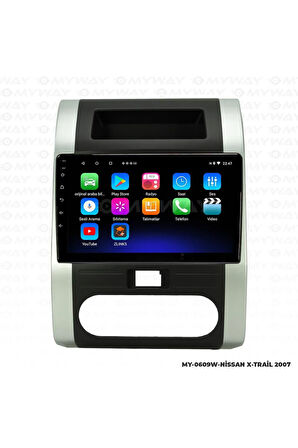 NİSSAN X-TRAİL ANDROİD 12 MULTİMEDYA CARPLAY 2GB RAM+32GB HDD 2007 NAVİGASYON EKRAN