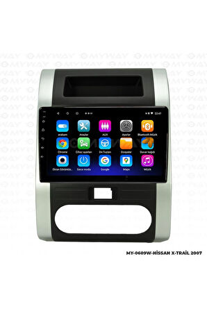 NİSSAN X-TRAİL ANDROİD 12 MULTİMEDYA CARPLAY 2GB RAM+32GB HDD 2007 NAVİGASYON EKRAN