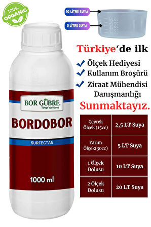 Sıvı Gübre- 1000ml (BORDOBULAMACI) Bakır Içerikli Bitki Besini Ve Koruyucu Bordo Bulamacı