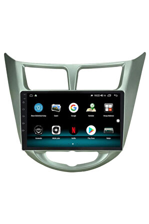 HYUNDAİ ACCENT BLUE ANDROİD 13 MULTİMEDYA CARPLAY 4GB RAM+64GB HDD NAVİGASYON EKRAN