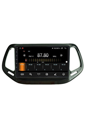 JEEP COMPASS ANDROİD 13 MULTİMEDYA CARPLAY 4GB RAM+64GB HDD 2017-2020 NAVİGASYON EKRAN