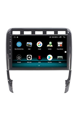 PORSCHE CAYENNE ANDROİD 13 MULTİMEDYA CARPLAY 4GB RAM+64GB HDD 2003-2010 NAVİGASYON EKRAN
