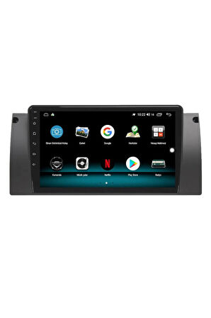 BMW E39 ANDROİD 13 MULTİMEDYA CARPLAY 4GB RAM+64GB HDD NAVİGASYON EKRAN