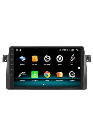 BMW E46 ANDROİD 13 MULTİMEDYA CARPLAY 4GB RAM+64GB HDD NAVİGASYON EKRAN