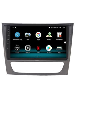 MERCEDES E CLASS E200 ANDROİD 13 MULTİMEDYA CARPLAY 4GB RAM+64GB HDD 2003-2009 NAVİGASYON EKRAN