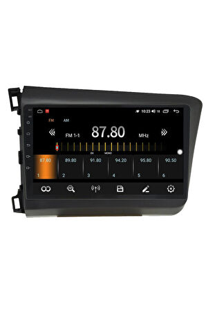 Navisun Honda Civic Fb7 Android 13 Multimedya Carplay 4gb Ram 64gb Hdd 2012-2015 Navigasyon Ekran