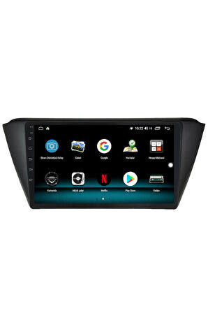 SKODA FABİA ANDROİD 13 MULTİMEDYA CARPLAY 4GB RAM+64GB HDD 2015 NAVİGASYON EKRAN