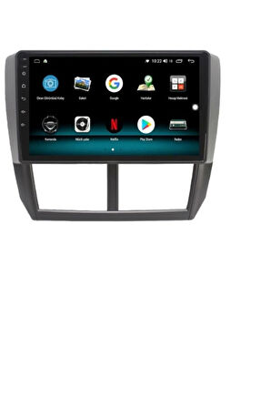 SUBARU FORESTER ANDROİD 13 MULTİMEDYA CARPLAY 4GB RAM+64GB HDD 2009-2012 NAVİGASYON EKRAN