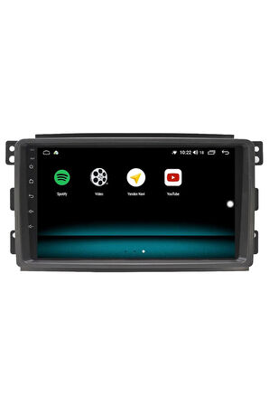 SMART FORTWO ANDROİD 13 MULTİMEDYA CARPLAY 4GB RAM+64GB HDD 2007-2010 NAVİGASYON EKRAN