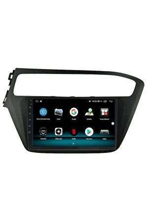 HYUNDAİ İ20 ANDROİD 13 MULTİMEDYA CARPLAY 4GB RAM+64GB HDD 2018-2020 NAVİGASYON EKRAN