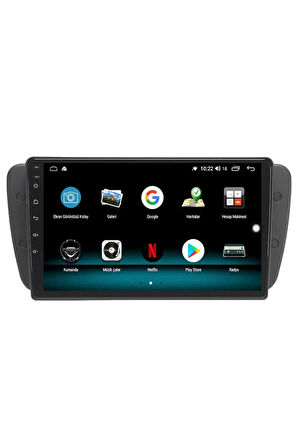 SEAT İBİZA ANDROİD 13 MULTİMEDYA CARPLAY 4GB RAM+64GB HDD 2009-2015 NAVİGASYON EKRAN